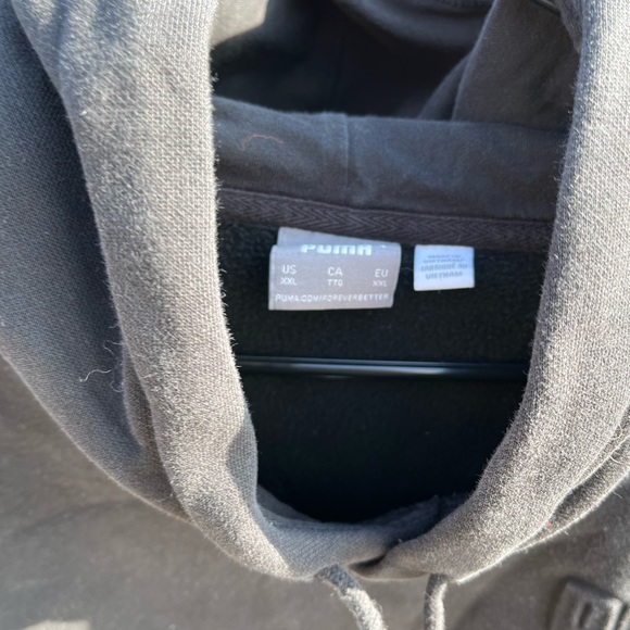 Mens Xxl Puma Black Drawstring Hoodie great condition - Picture 4 of 7
